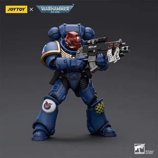 JOYTOY暗源战锤40K1:18极限战士老兵军士卡斯特 原铸副官阿加兰斯