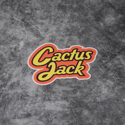 个性创意文字彩色定制cactus jack汽车贴纸Travis Scott鞋盒潮牌
