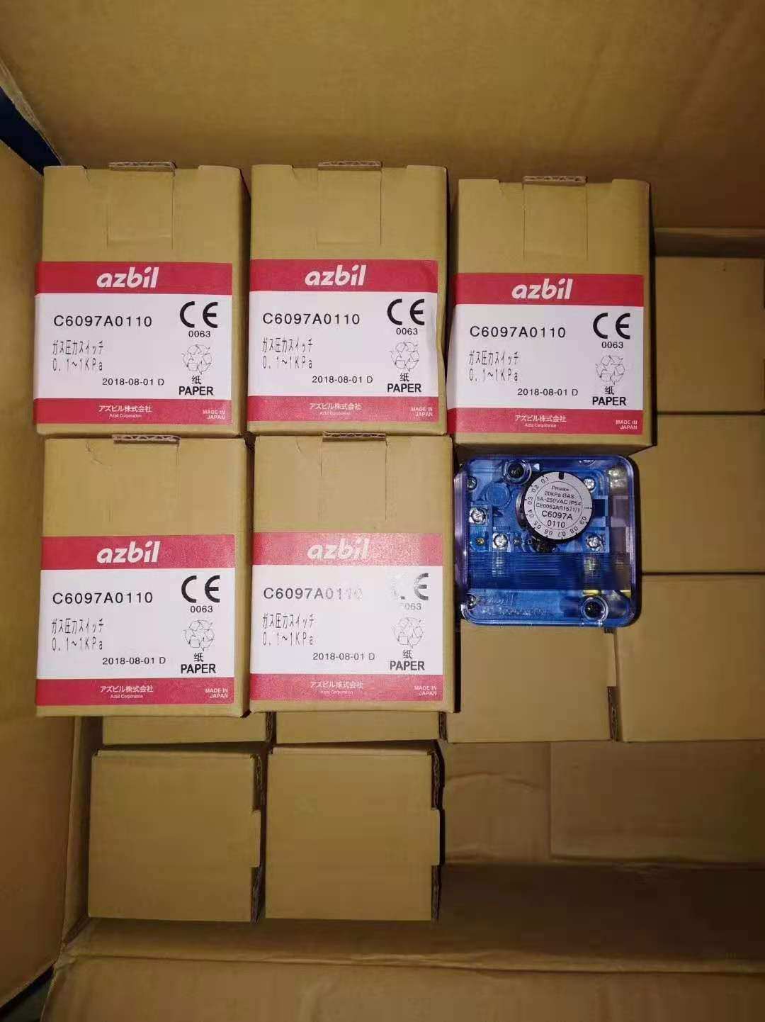 日本azbil山武代理压力开关C6097A0110