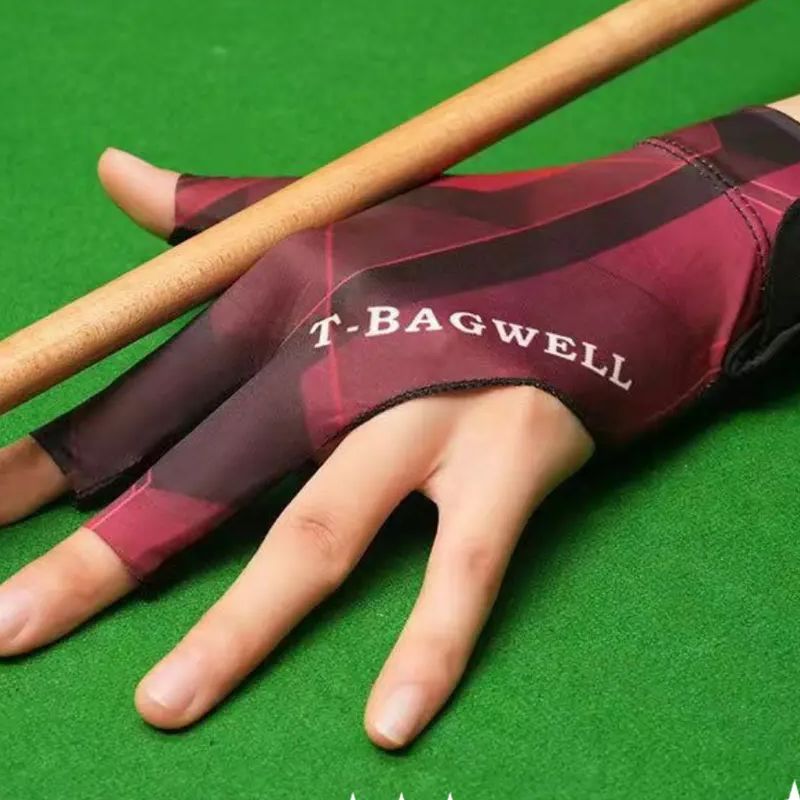 职业台球手套薄款三指透气专业高档防滑半指全指打桌球专用手套男