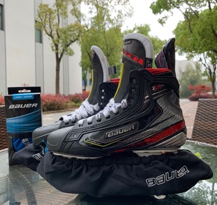 冰刀鞋刀套 正品BAUER冰球鞋布刀套 冰鞋防水刀套 鲍尔冰球鞋刀套