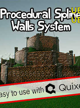 [UE5蓝图] Procedural Spline Walls System 包更新