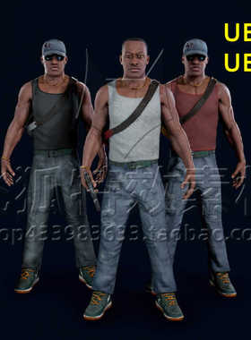 UE5现代风格黑帮犯罪歹徒匪徒人物角色 Modern character 包更新