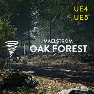 Forest Oak MAE 包更新 UE5橡树森林树木生态树林环境场景