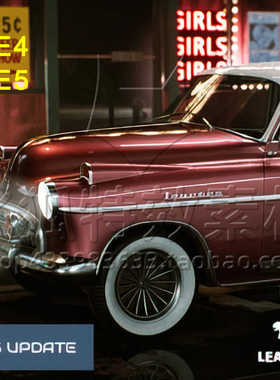 [UE5道具] Classic Car 03  Driveable  Functional 包更新