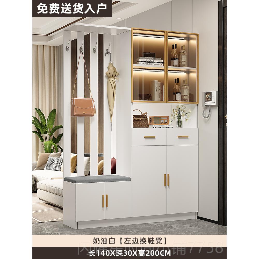 正品玄关柜门进体北欧鞋柜一简约现入户屏风客厅轻奢门代厅隔断柜