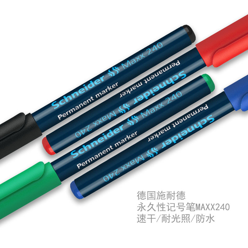 독일 수입 SCHNEIDER MAXX240 MAXX250 MAXX280 대용량 학생 사무실 화이트 보드 펜 마커 펜 멀티 컬러 마커 펜 마커 펜