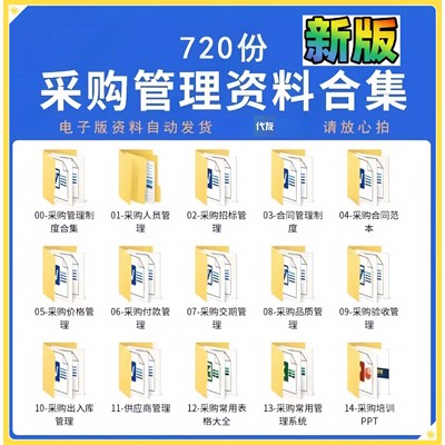 公司采购管理制度及流程采购部职责绩效考核资料企业常用表格