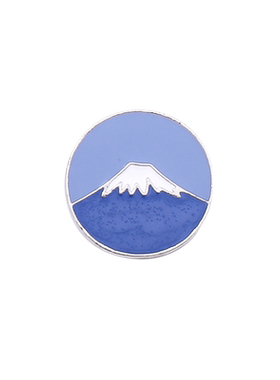 富士山胸针日系ins饰品