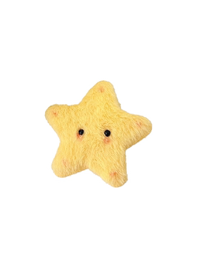 奶fufu毛茸茸星星发夹