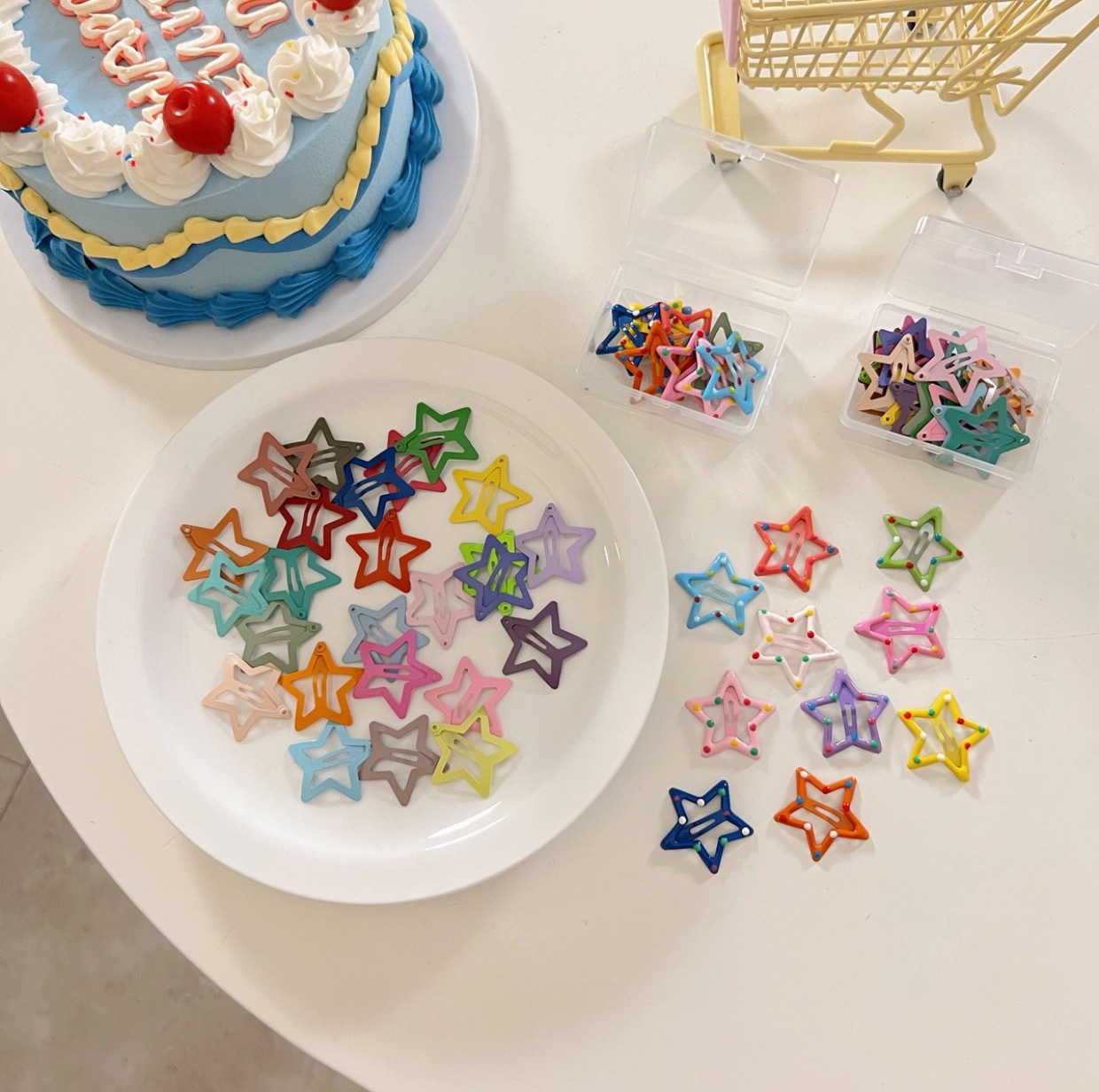 可爱日系碎发夹子王心凌同款