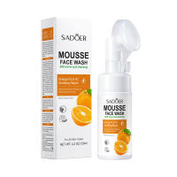 Amino acid mild facial cleanser for boys and girls, clean and refreshing foam bb facial cleanser with brush head thumbnail 6