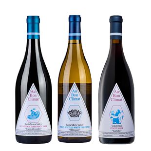 美国加州奥邦酒庄 ABC甄选蓝标3支套装 Au Bon Climat 送礼 商务