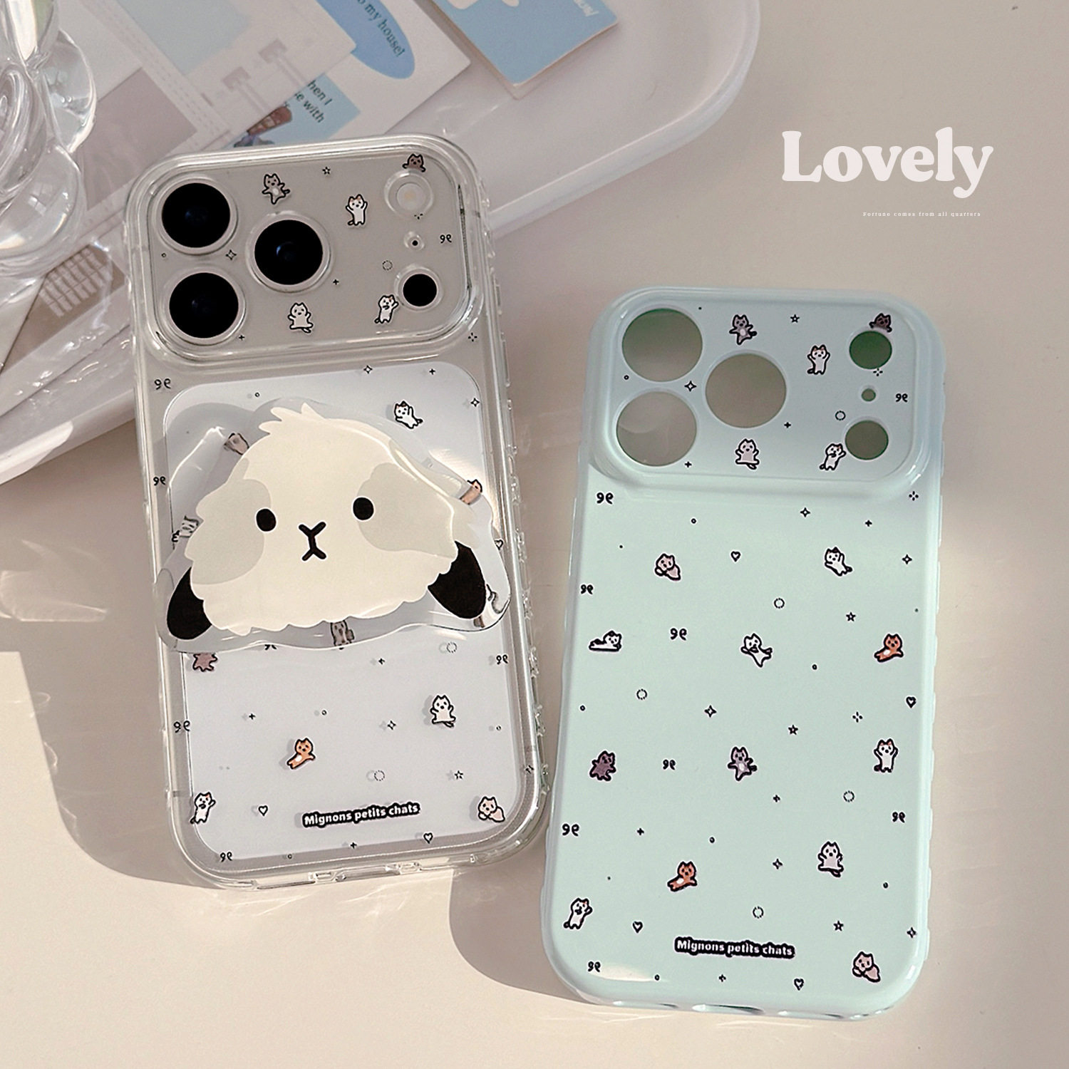 【智能AI相机键包裹】个性趣味搞怪猫咪适用苹果17手机壳新款iPhone17promax可爱女款16PM透明软壳11粘贴支架