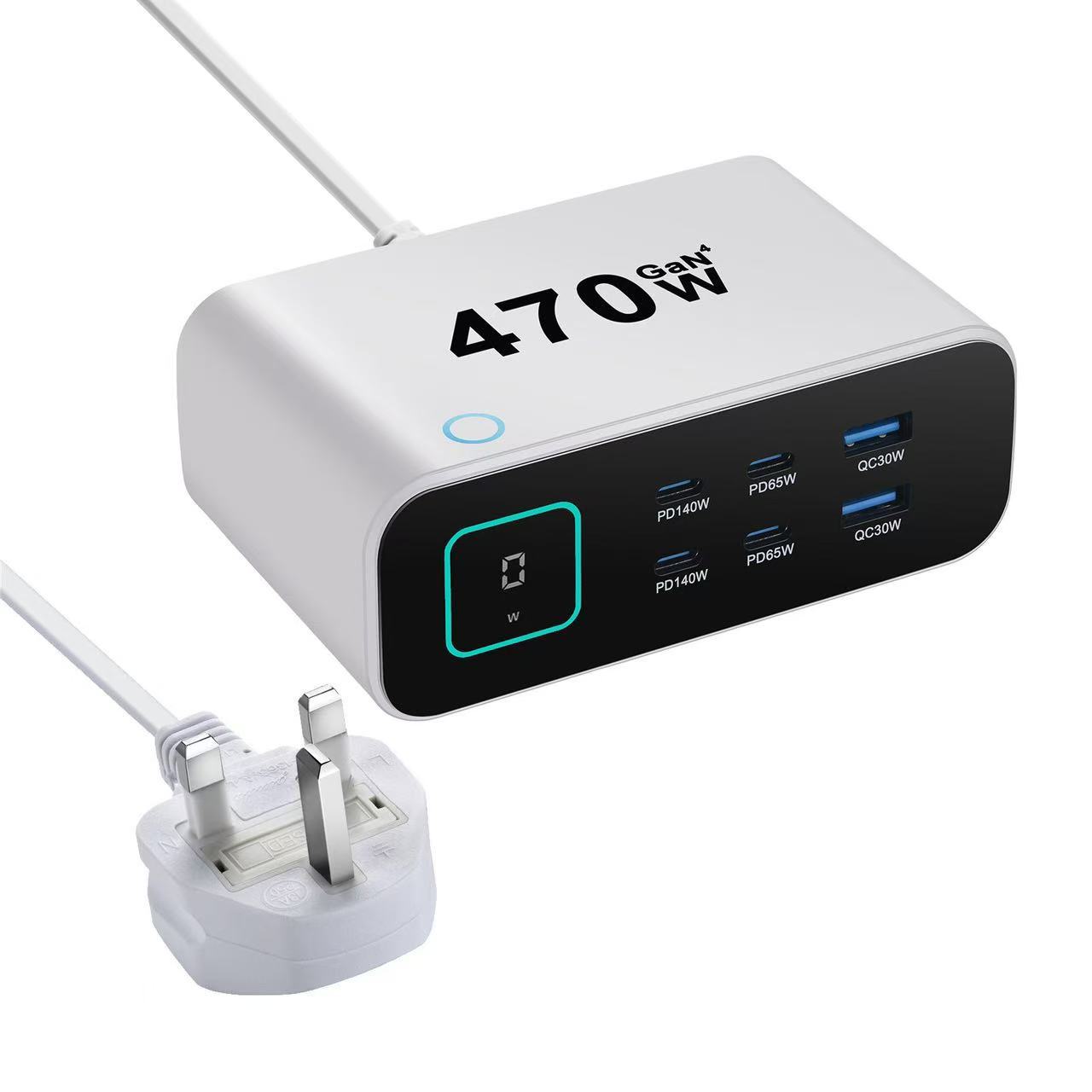 TFT显屏桌面充电器PD3.1快充