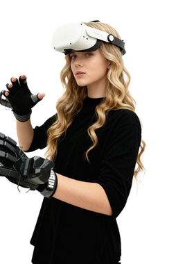 【HIG 触觉力反馈手套】振动反馈企业定制灵巧手机械臂机器人