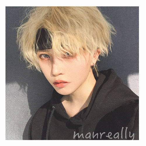 漫真锡纸烫基佬毛假发网红同款