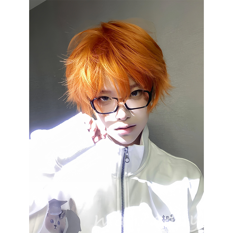 漫真假发韩版帅气短发