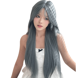 漫真微瑕福利限量现发售一字蕾丝假发女日常长发自然头套式假发