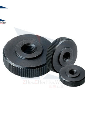 S45C碳钢滚花螺母FRNT3/4/5/6/8/10-12/16/20/24/30/36-3/4/5/6/8