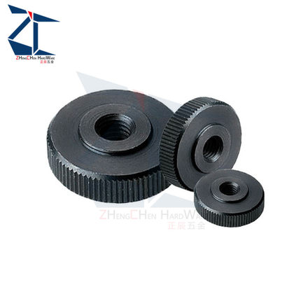 S45C碳钢滚花螺母FRNT3/4/5/6/8/10-12/16/20/24/30/36-3/4/5/6/8