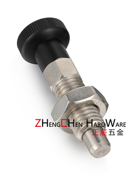 旋钮柱塞SMXAS/SMXKS6 8 10 12不锈钢尼龙头粗牙复位弹簧ZAQ06/16