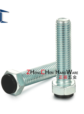 TDB51带聚氨酯止动螺栓型 外六角型调整块缓冲止动UST6-20/25/30