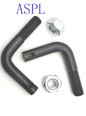 ASPL3/M4/M5/M6/M8M/M10/M12  L型孔型拉伸弹簧用支柱  碳钢FFP01