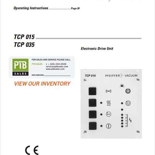 议价普发PfeiTCP15TCP121TCP270TCP300T可维修