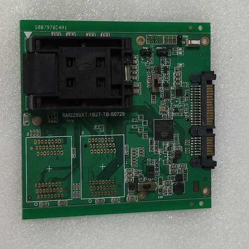 议价SM2259XT 测试治具 慧荣SSD开卡量产板 带测试座可维修