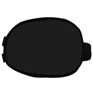 单眼眼罩真丝遮光透气弱视斜视成人儿童小孩单眼罩独眼遮盖遮眼布