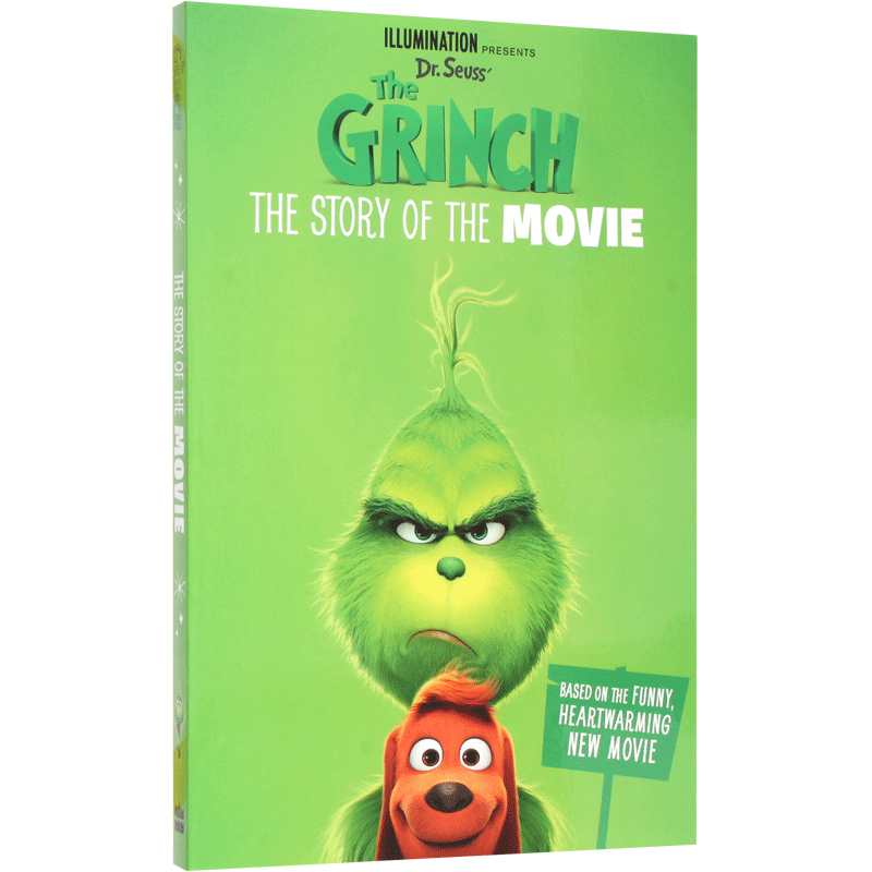 现货 绿毛怪格林奇电影故事书 英文原版 The Grinch:The Story of the Movie 苏斯博士圣诞怪杰 Dr.Suess 6-12岁 鬼精灵 卷福配音