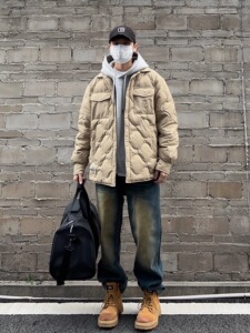 冬季棉服男装2023新款衣服秋冬季男生酷帅穿搭套装韩系保暖冬装男