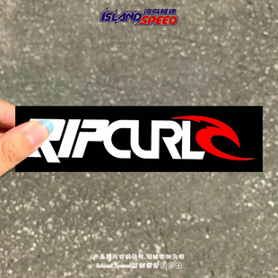 潮牌电动车摩托车创意贴纸 爆款 RIP CURL汽车贴纸网红美式