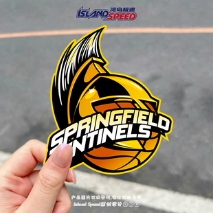 饰贴 创意车身玻璃装 Springfield Sentinels汽车贴纸美式