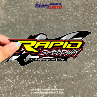 Rapid 饰贴 Speedway汽车贴纸热门赛事logo车身车侧酷炫装
