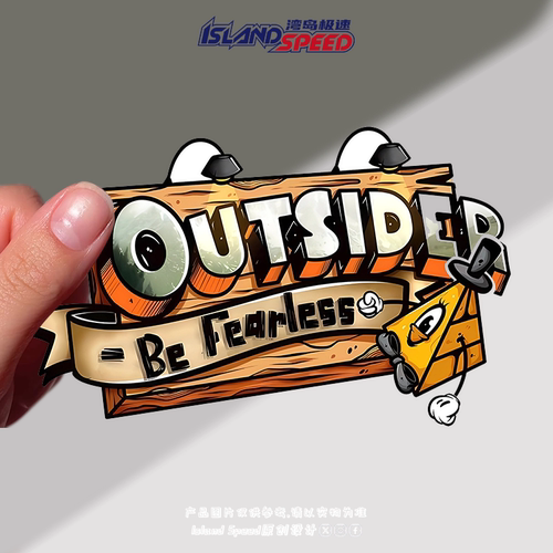 OUTSIDER车贴创意潮流设计房车露营车户外风防水贴纸