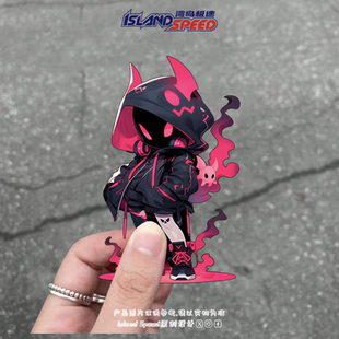 动漫人物汽车贴纸潮流服饰二次元角色电车摩托车车身贴花