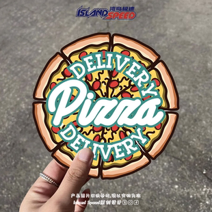 披萨外卖标志贴画DELIVERY DELIVERY创意设计车身尾门贴纸 Pizza