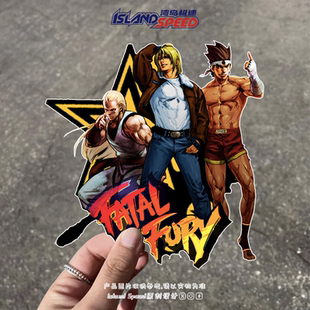 拳皇汽车贴纸特瑞·博加德东丈安迪·博加德摩托车头盔贴画