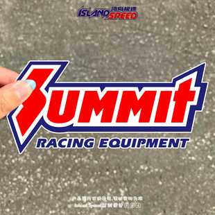 Summit字母设计创意汽车贴纸卡通汽车车身装 贴纸 饰赛车改装