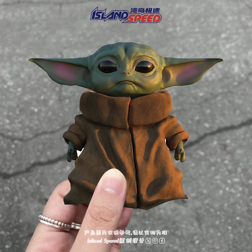 星球大战车贴曼达洛人尤达宝宝可爱动漫角色车身侧面装饰贴画