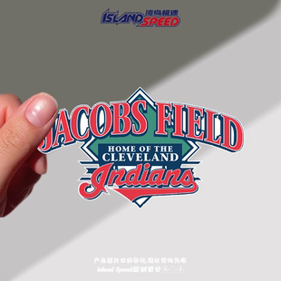 Jacobs Field标志汽车贴纸美国职业棒球大联盟MLB球队防水贴花