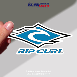 Rip Curl创意设计贴纸卡通网红防水防晒桌面手机电脑贴纸