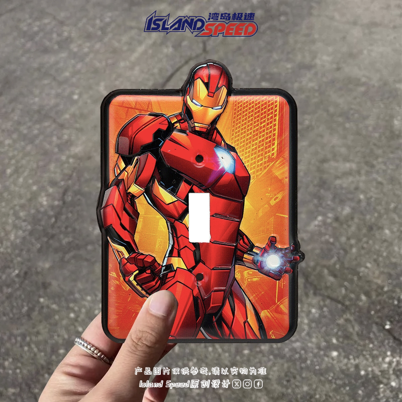 钢铁侠汽车贴纸托尼斯塔克漫威电影超级英雄角色笔记本电脑贴画