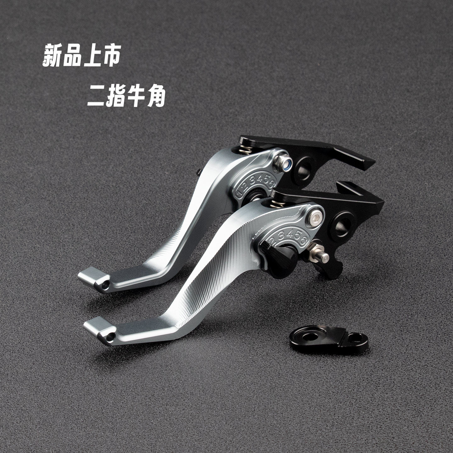 适用23-26款光阳赛艇ST250 KRV180雷霆王改装短款二指牛角刹车把