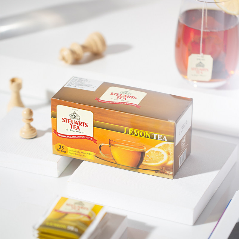 steuartstea锡尔德斯里兰卡进口高品质红茶叶锡兰茶柠檬红茶