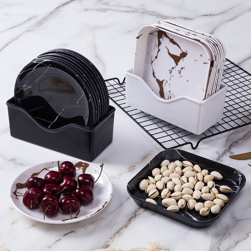 家用仿瓷吐骨头碟垃圾盘圆形野餐骨碟餐盘零食KTV点心渣小碟子,餐饮具,碟,淘宝优惠券,粉丝福利购,淘宝优惠卷