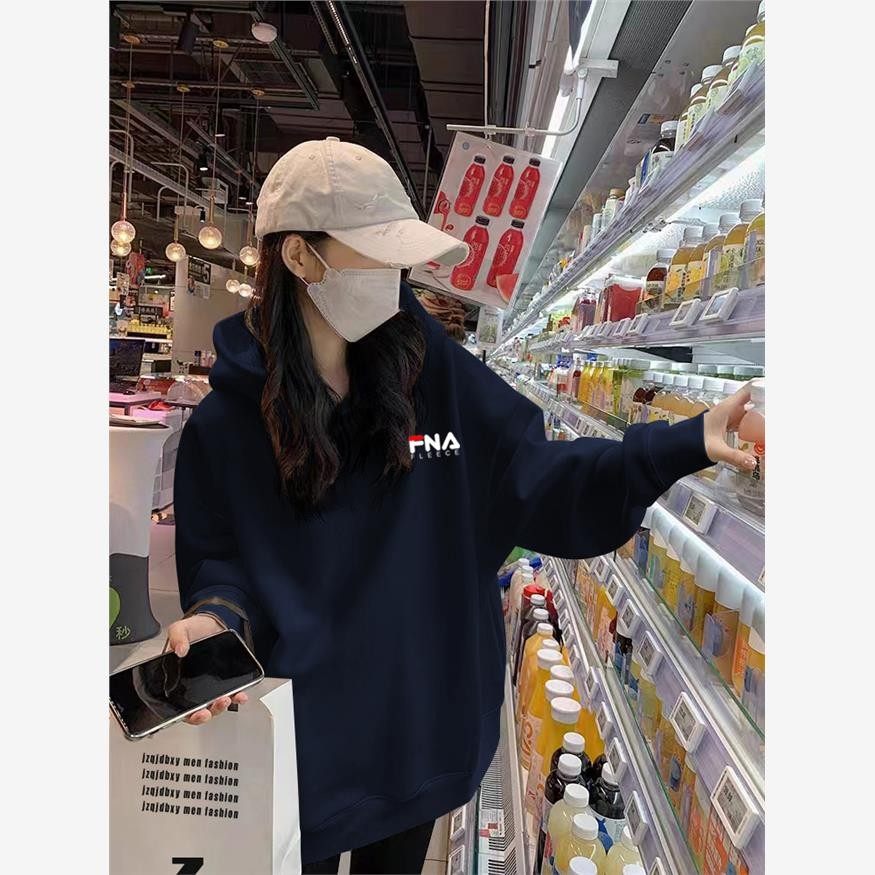 官方旗舰店正品菲乐享悦连帽卫衣女2025春秋新款宽松休闲长袖上衣