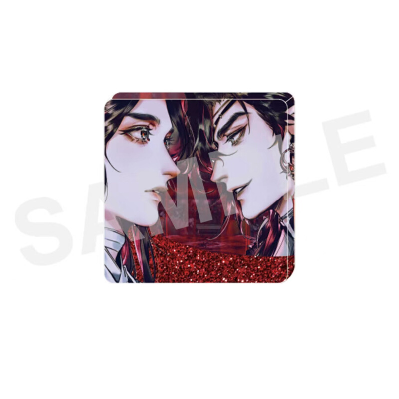 漫库正版周边bilibili天官赐福漫画周边双人流沙杯垫鬼城重逢